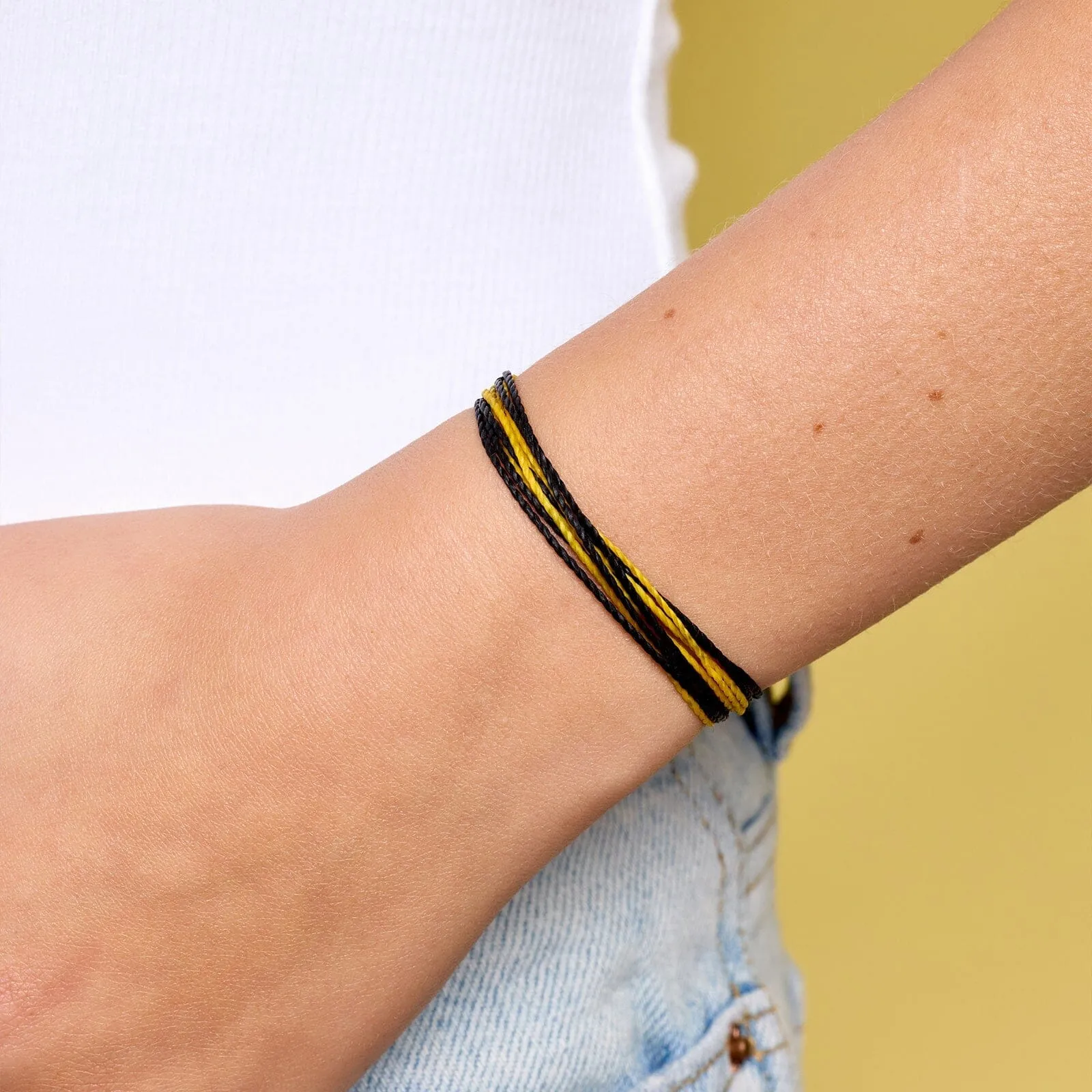 Black & Yellow Bracelet sold by Pura Vida product image thumbnail 2