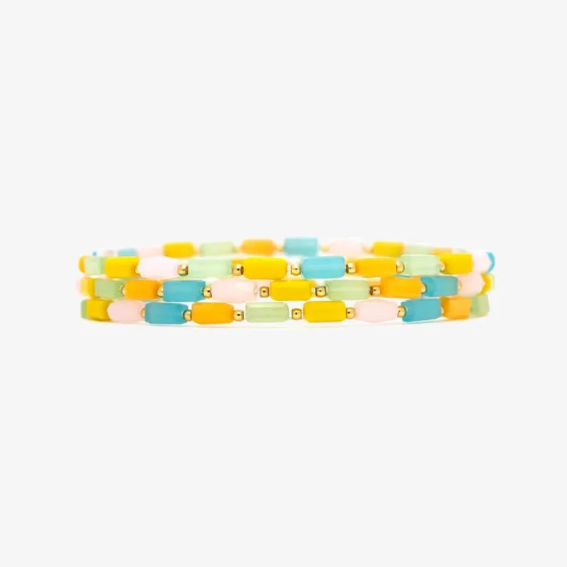 Neon Lights Stretch Bracelet 3 Pack sold by Pura Vida