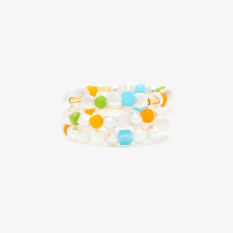 Pippa Pearl Stretch Ring 3 Pack sold by Pura Vida