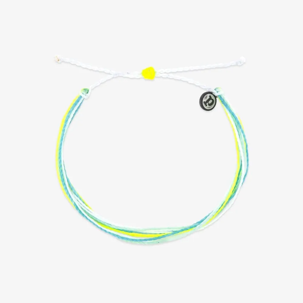 Neon Sky String Anklet sold by Pura Vida