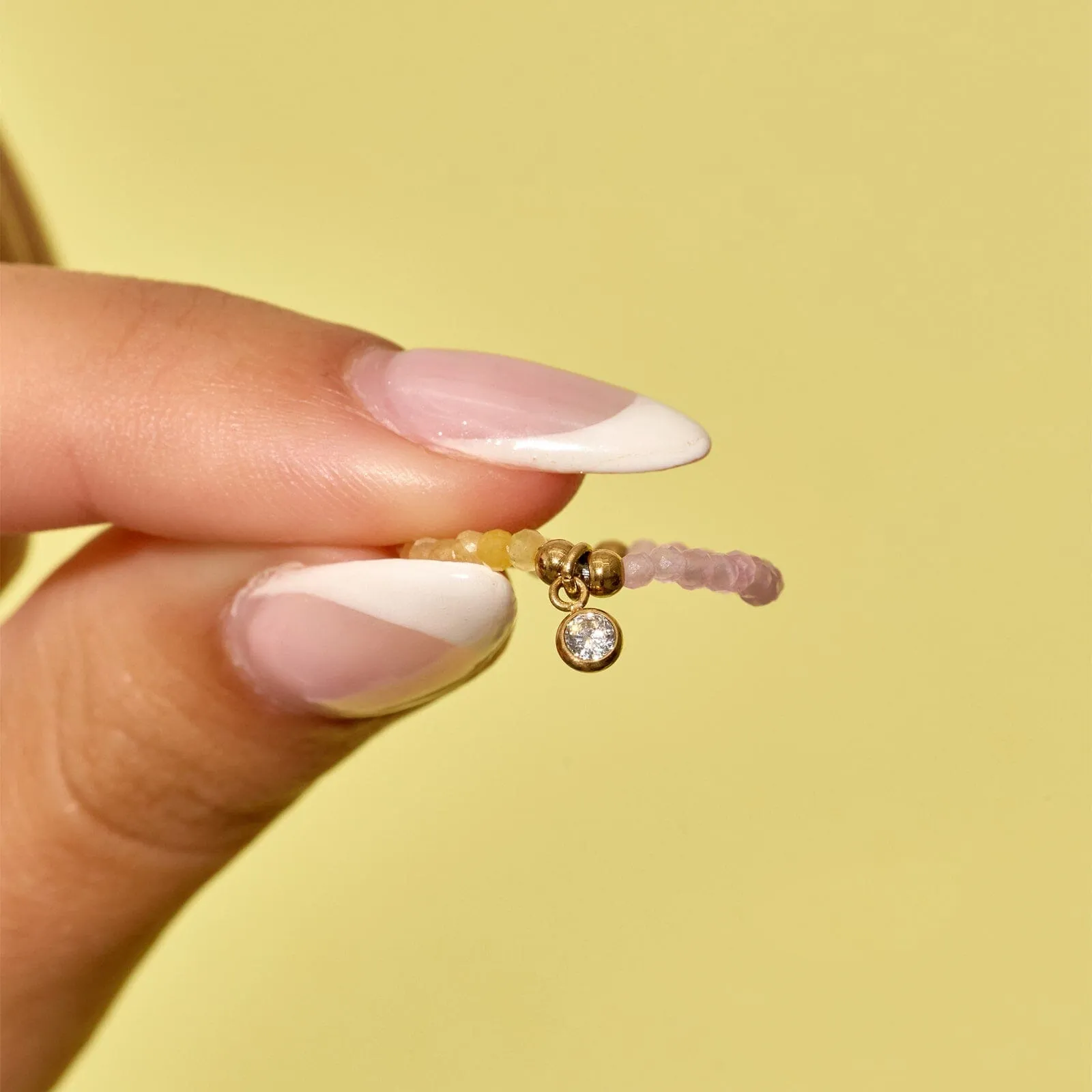 Le Soleil Seed Bead Stretch Ring sold by Pura Vida product image thumbnail 4