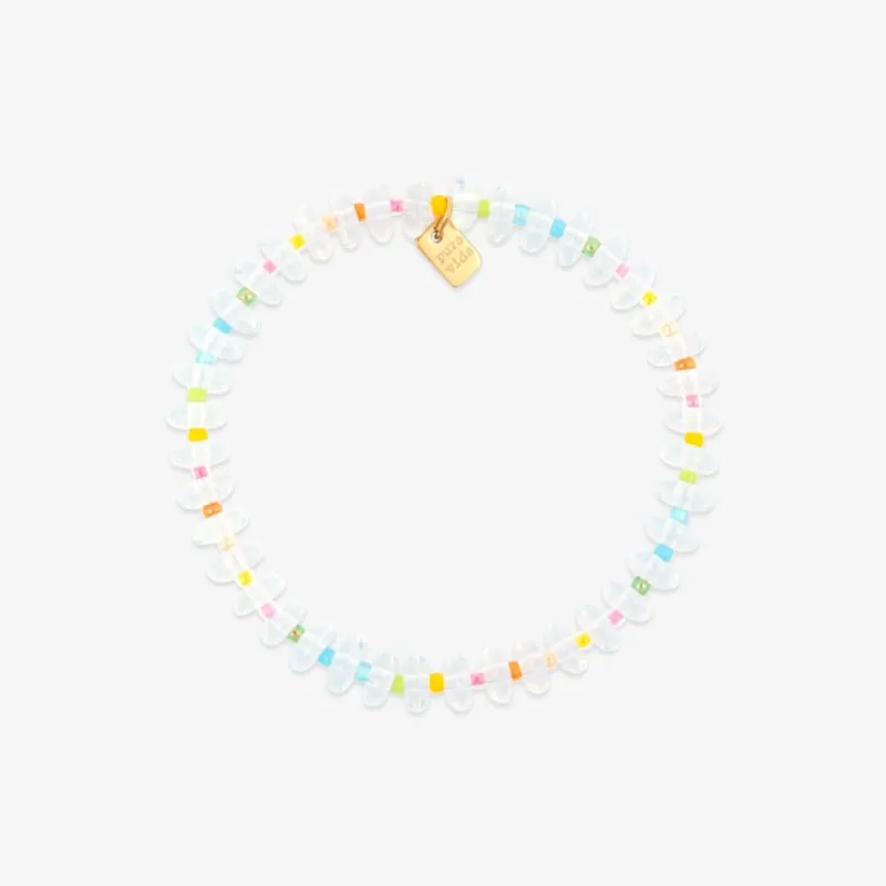 Iridescence Bead Stretch Bracelet sold by Pura Vida
