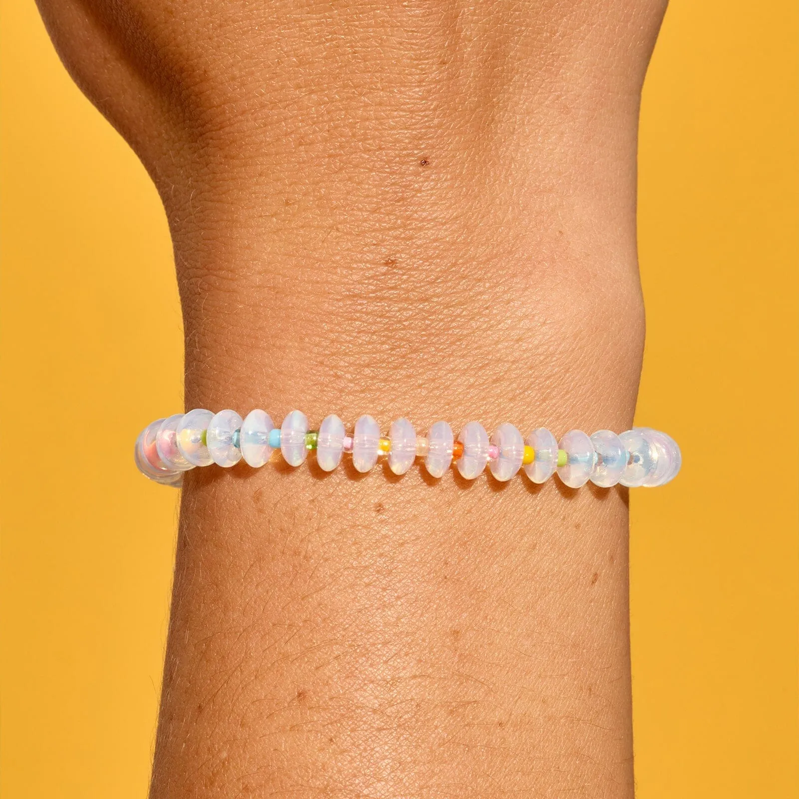 Iridescence Bead Stretch Bracelet sold by Pura Vida product image thumbnail 2