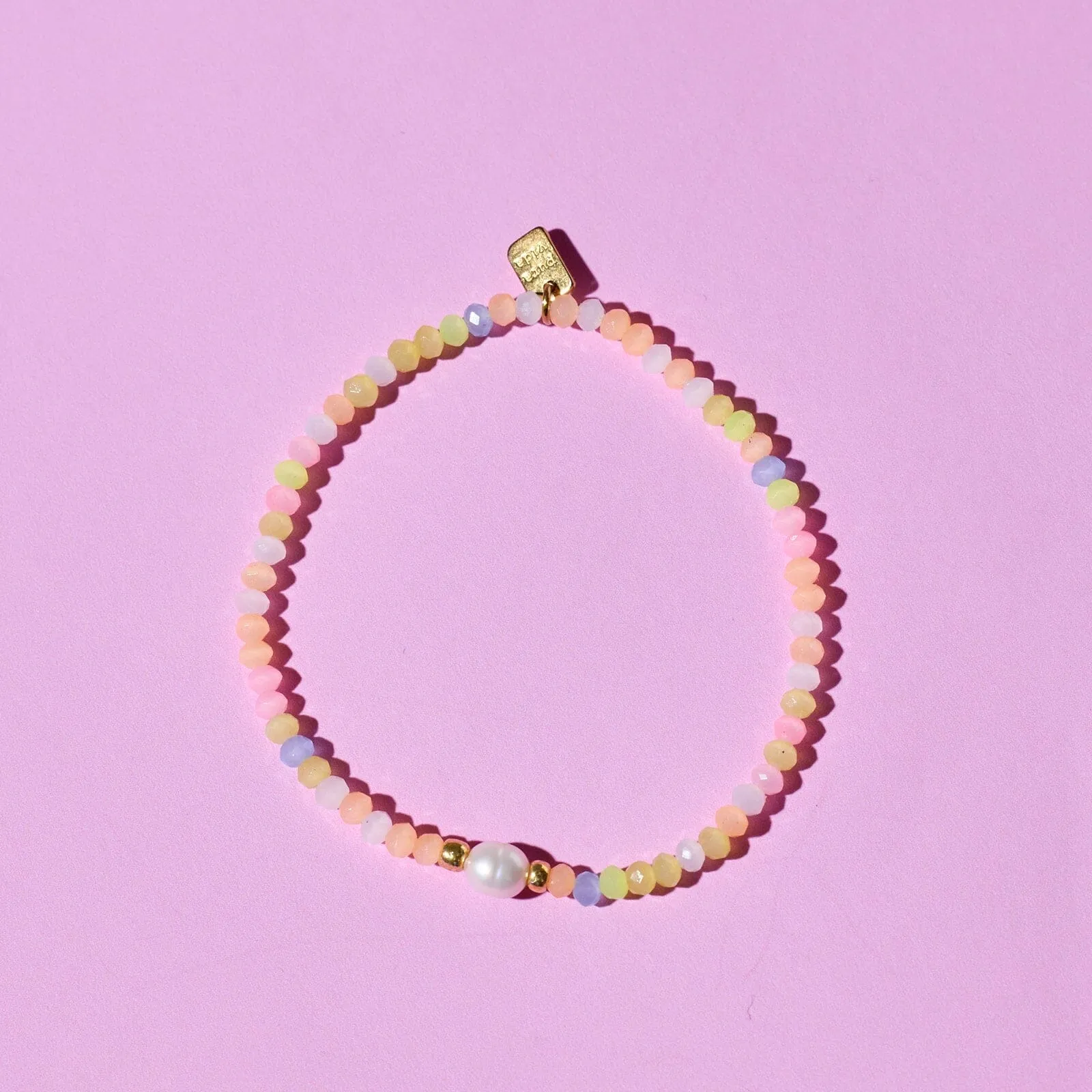 Blooming Frosted Bead Stretch Bracelet sold by Pura Vida product image thumbnail 4