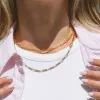 Initial Paperclip Chain Choker sold by Pura Vida
