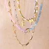 Initial Paperclip Chain Choker sold by Pura Vida