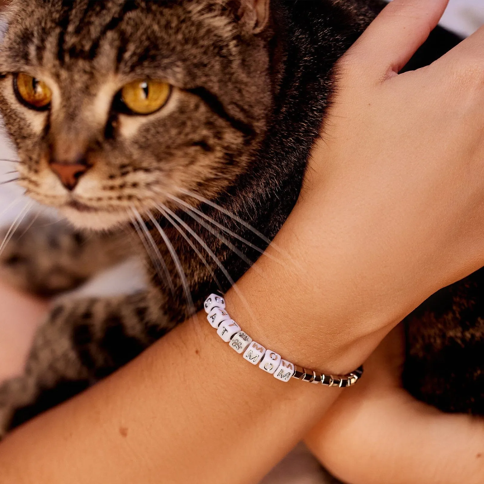 Cat Mom Stretch Bracelet sold by Pura Vida product image thumbnail 4
