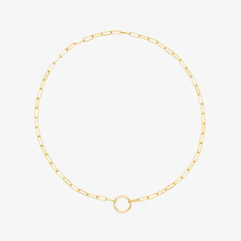 Harper Round Charm Chain Necklace sold by Pura Vida
