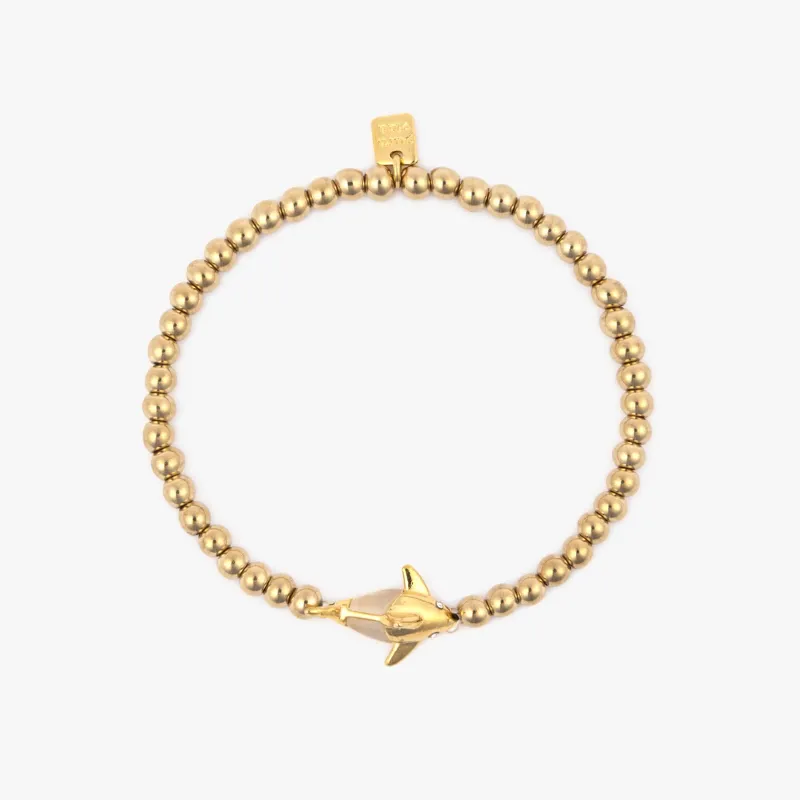 Shark Shimmer Stretch Bracelet sold by Pura Vida