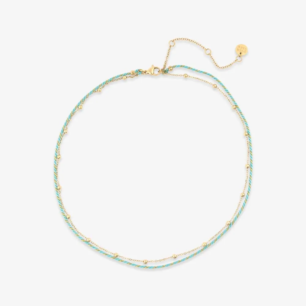 Chain and Thread Choker sold by Pura Vida product image thumbnail 3