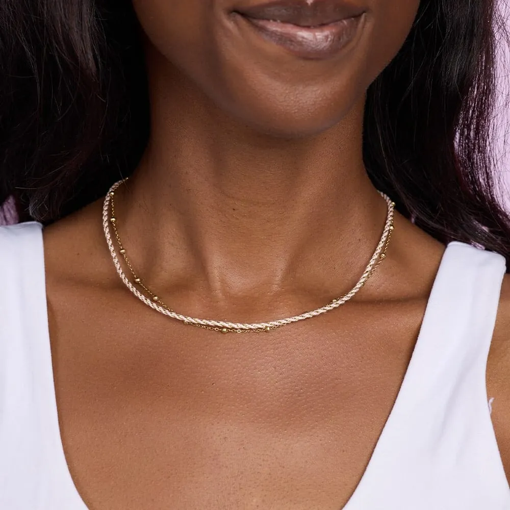 Chain and Thread Choker sold by Pura Vida product image thumbnail 5