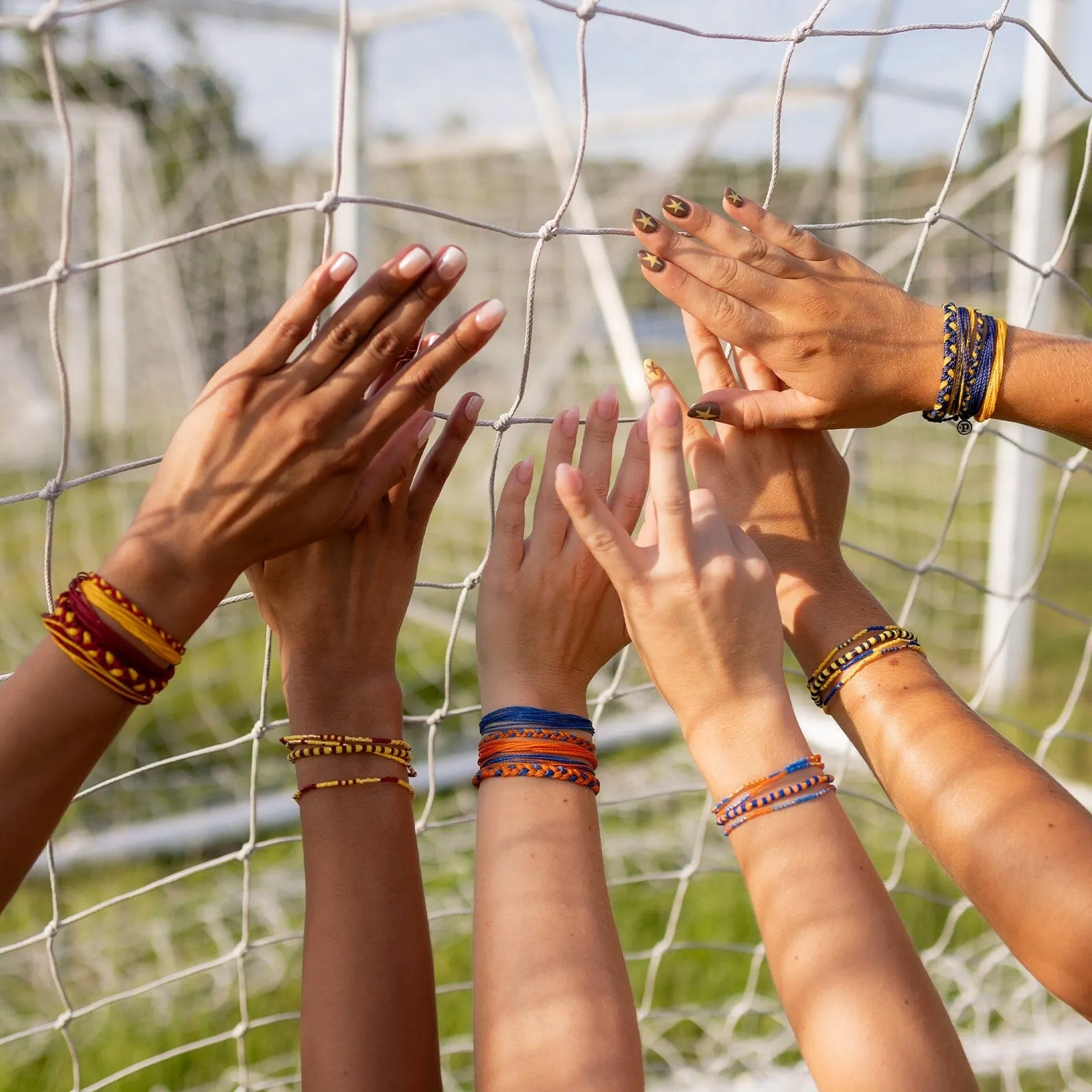 Maroon & Yellow Stretch Bracelet sold by Pura Vida product image thumbnail 5