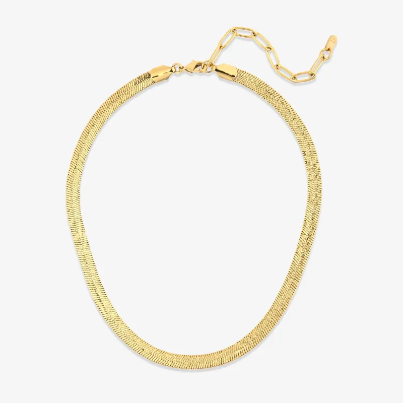 Herringbone Chain Necklace sold by Pura Vida