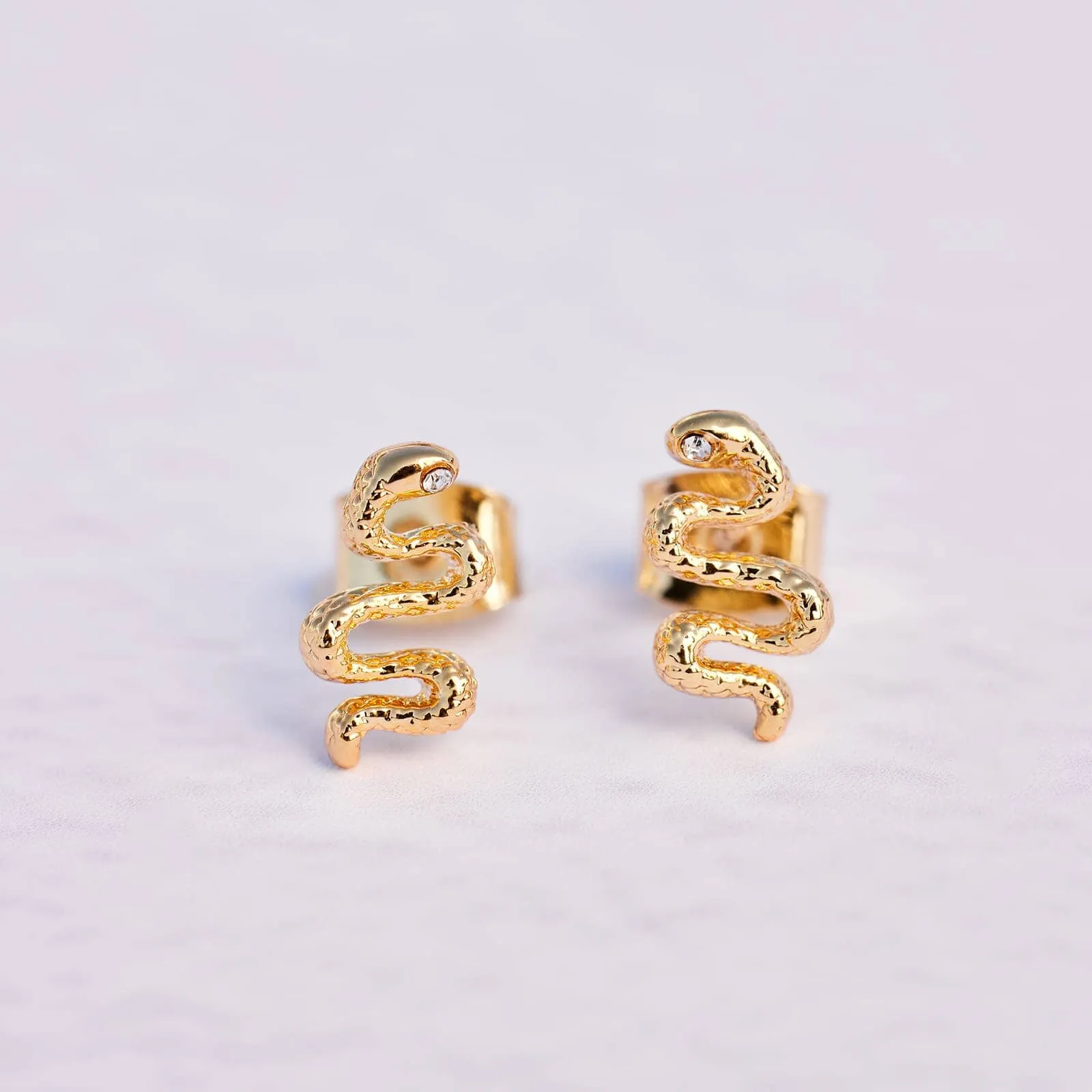 Snake Stud Earrings sold by Pura Vida product image thumbnail 2