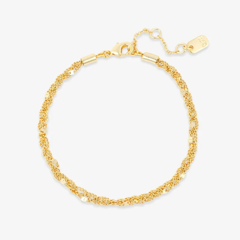 Layered Twisted Rope Chain Bracelet sold by Pura Vida