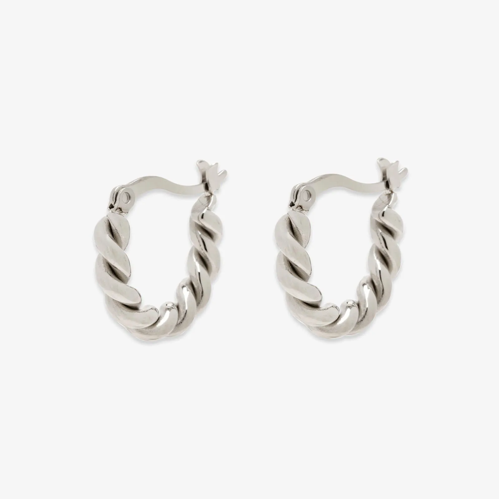 Twisted Dome Hoop Earrings sold by Pura Vida product image thumbnail 2