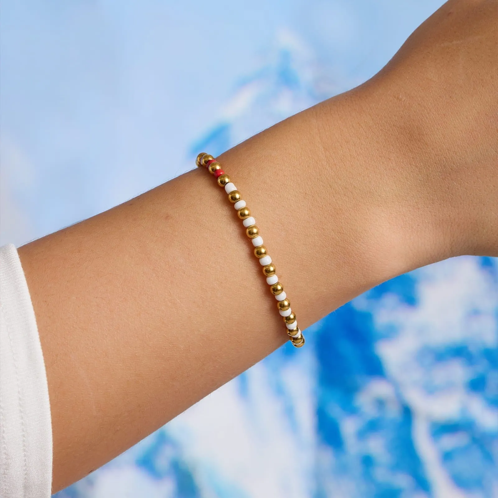 Stars And Stripes Stretch Bracelet sold by Pura Vida product image thumbnail 2