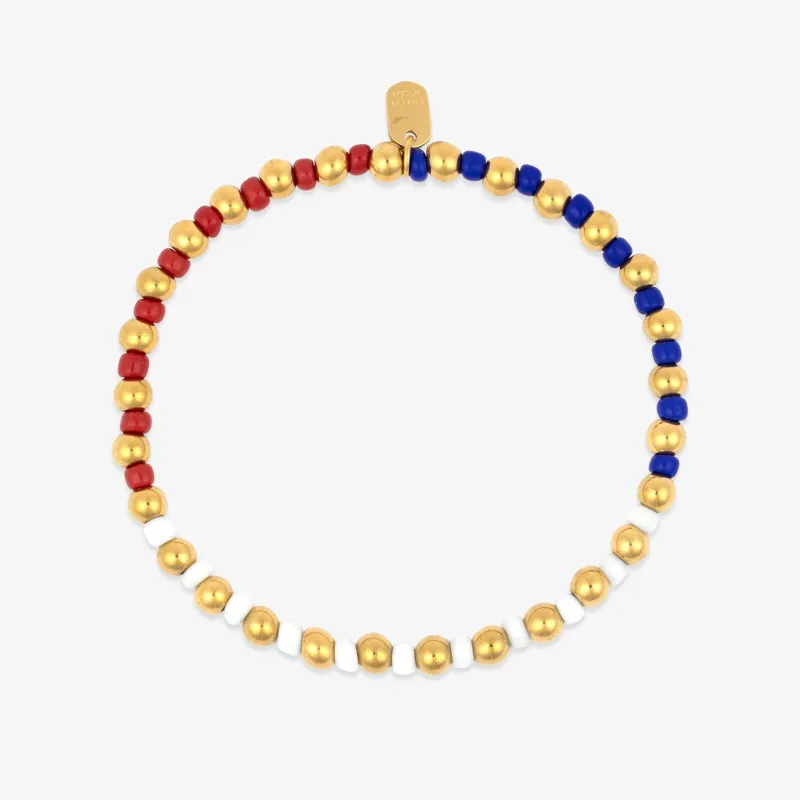 Stars And Stripes Stretch Bracelet sold by Pura Vida