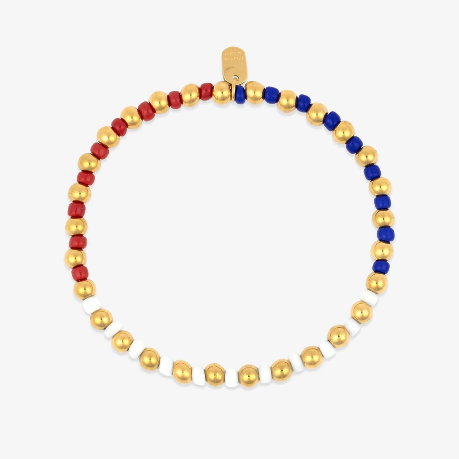 Stars And Stripes Stretch Bracelet sold by Pura Vida