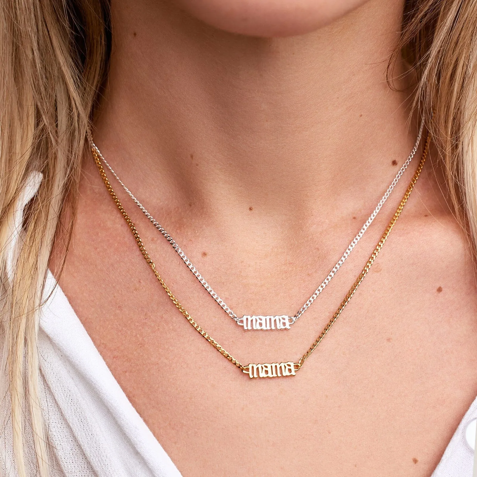 Mama Curb Chain Choker sold by Pura Vida product image thumbnail 4