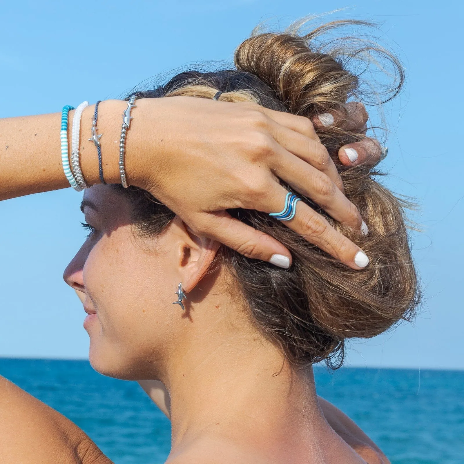 Shark Bite Earrings sold by Pura Vida product image thumbnail 3