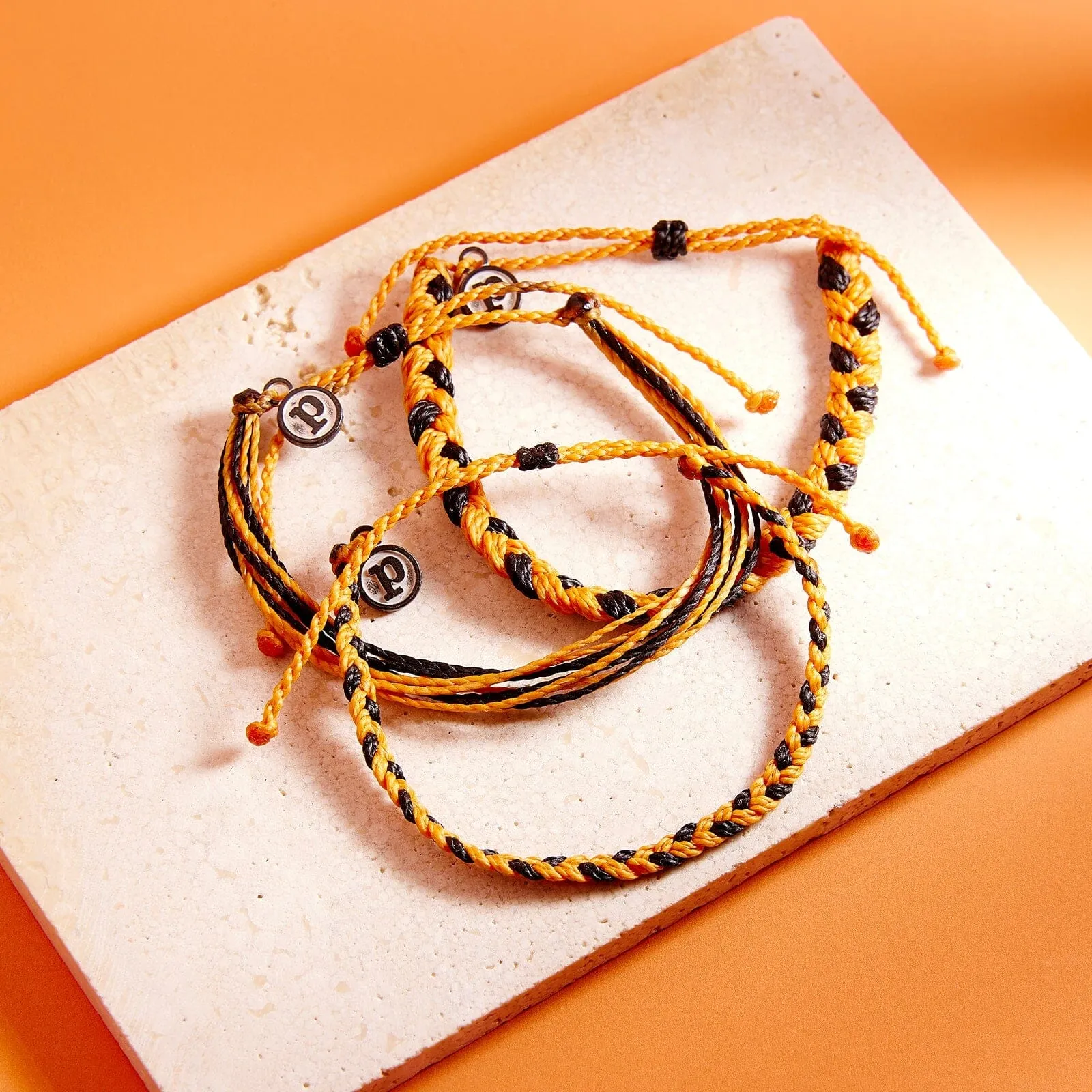 Black & Orange Bracelets sold by Pura Vida product image thumbnail 3