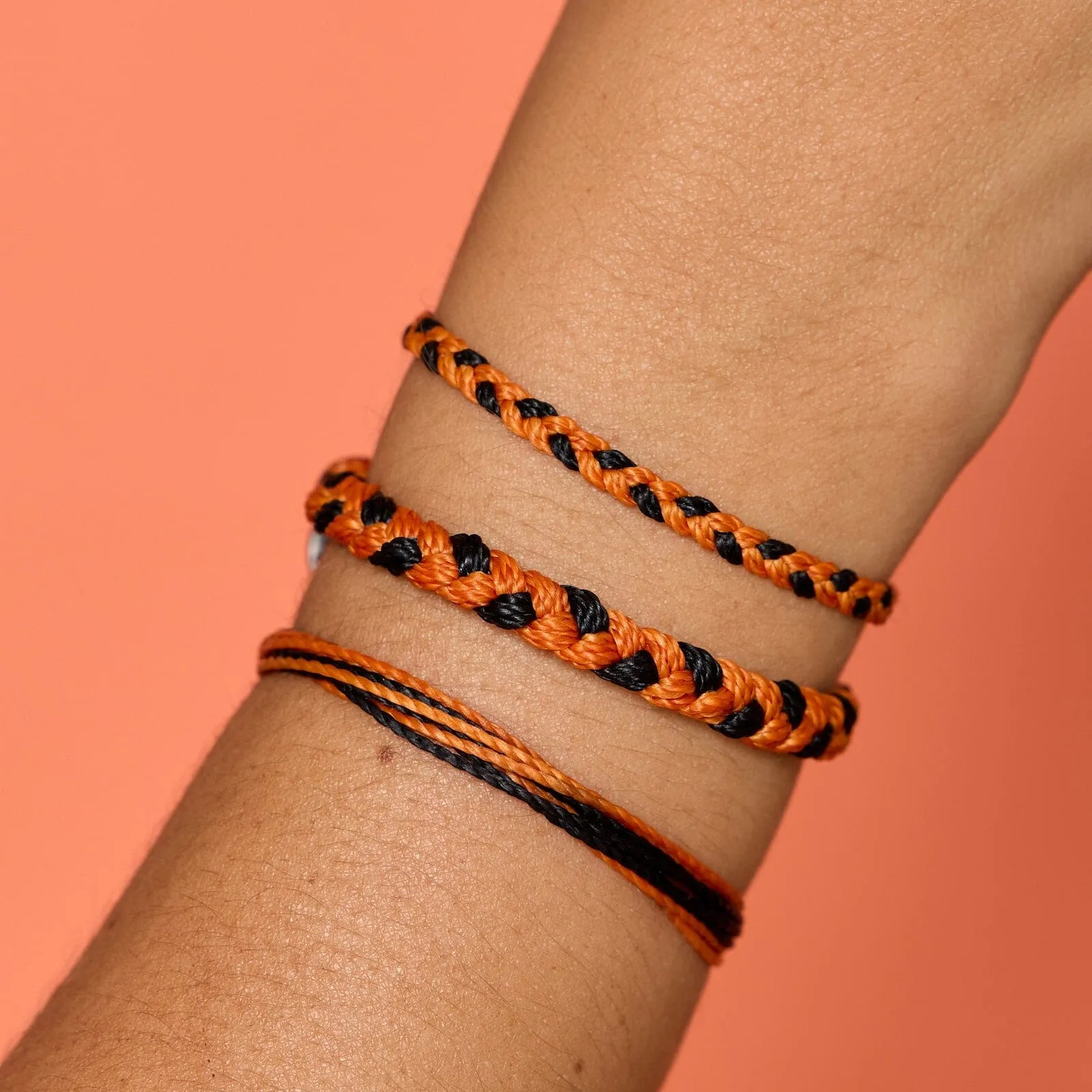 Black & Orange Bracelets sold by Pura Vida product image thumbnail 4
