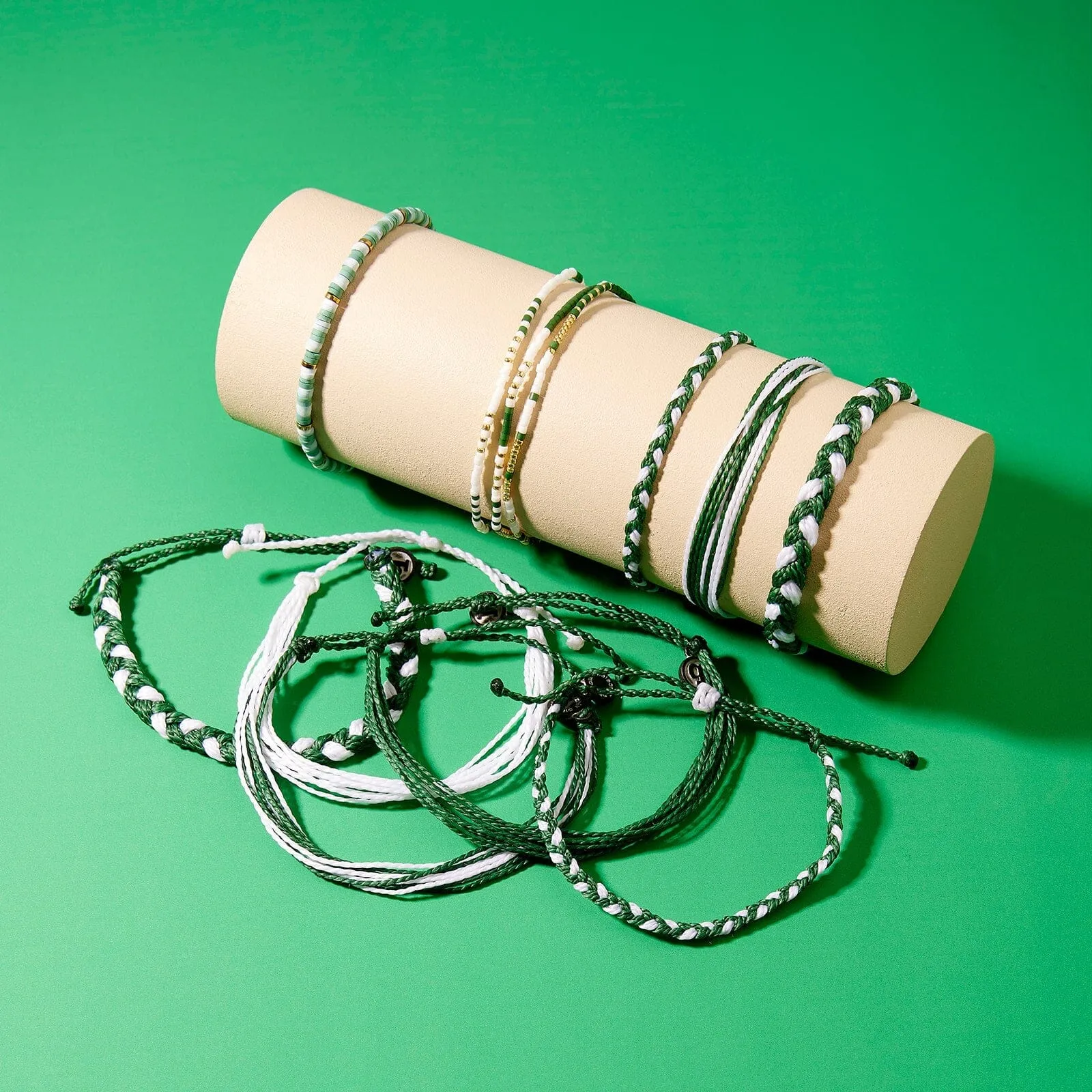 Green & White Bracelets sold by Pura Vida product image thumbnail 5