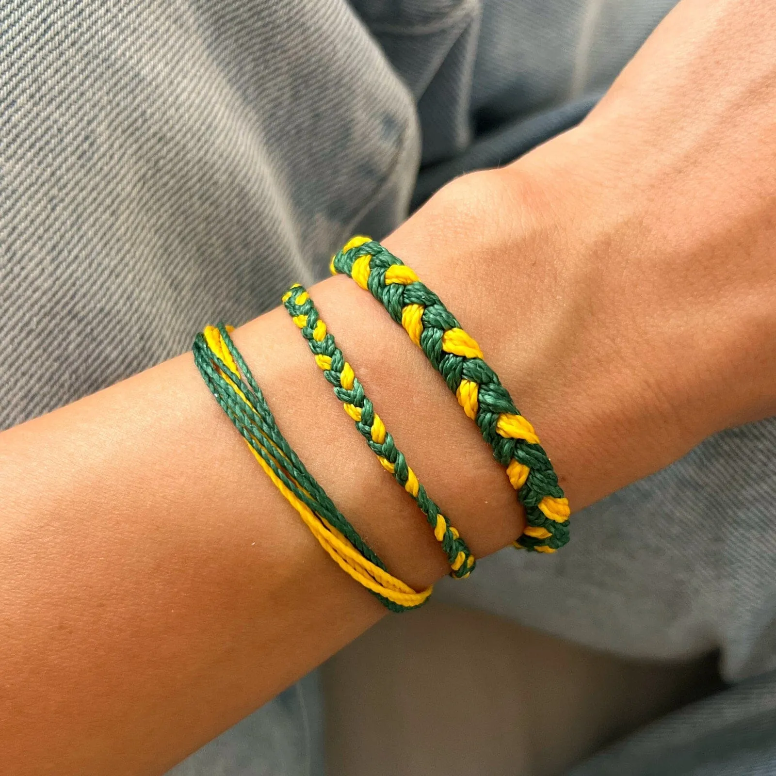 Green & Yellow Bracelets sold by Pura Vida product image thumbnail 4