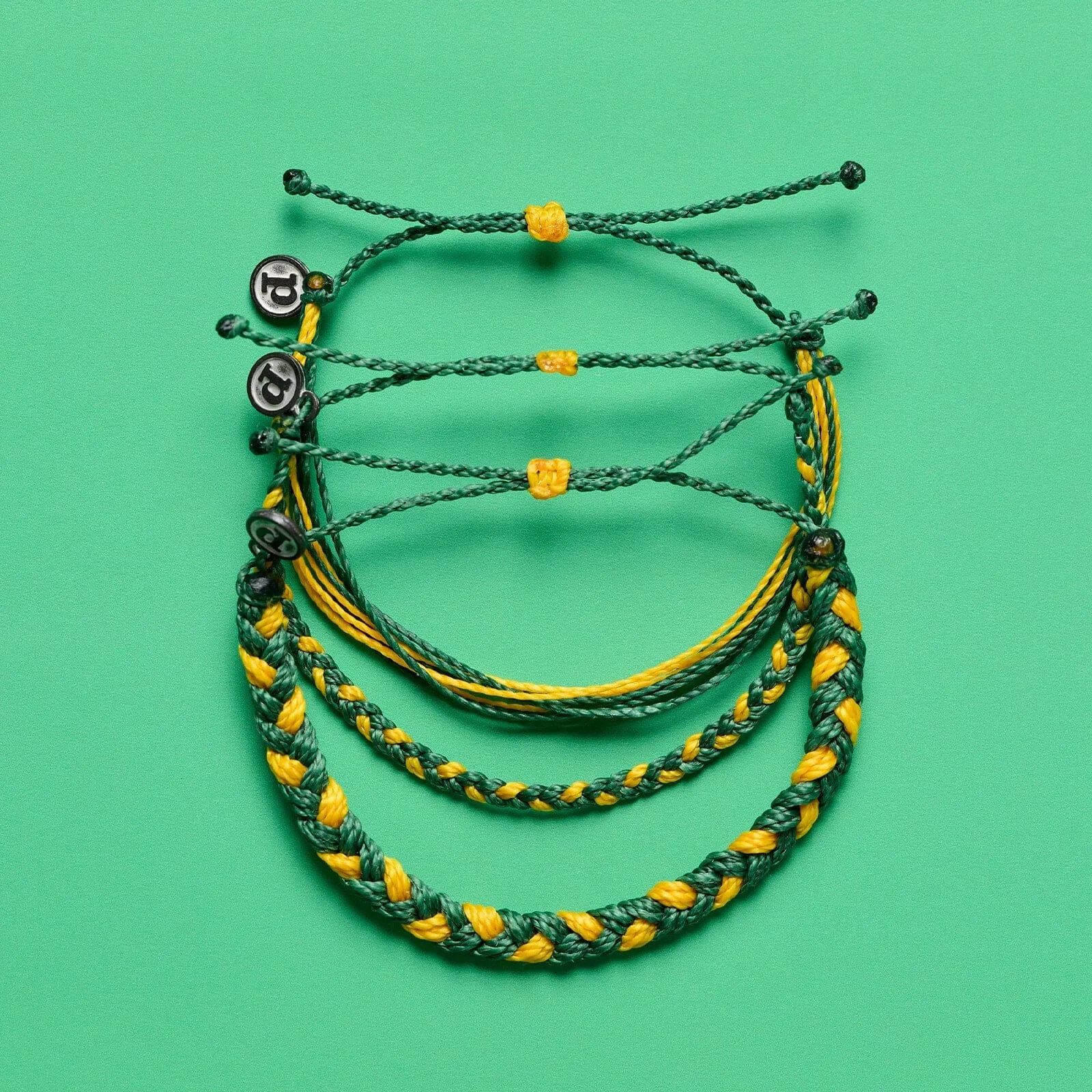 Green & Yellow Bracelets sold by Pura Vida product image thumbnail 3