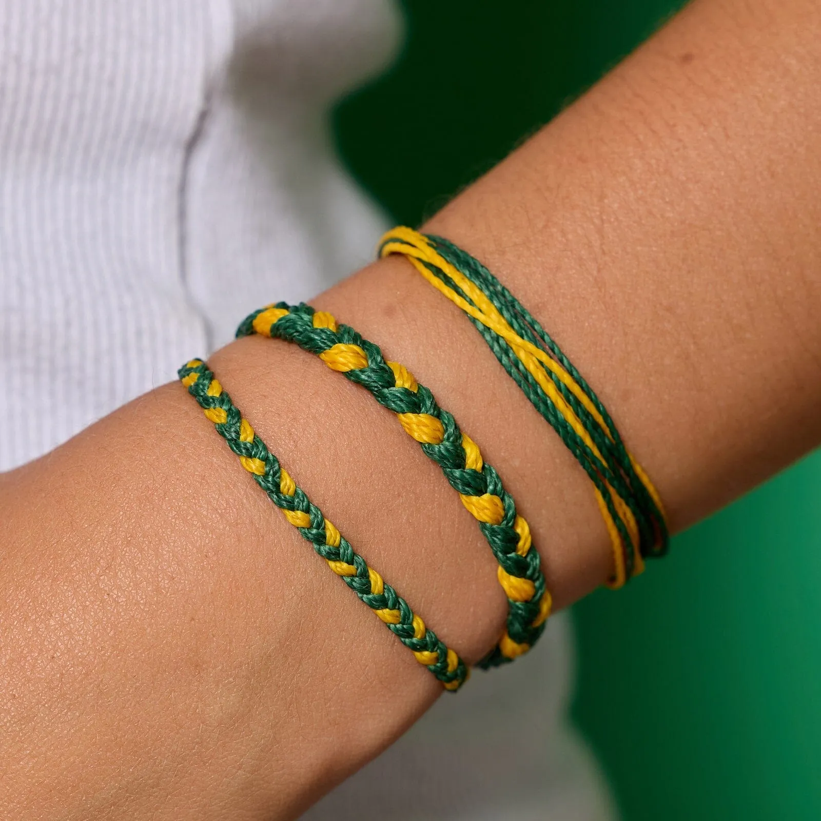 Green & Yellow Bracelets sold by Pura Vida product image thumbnail 5