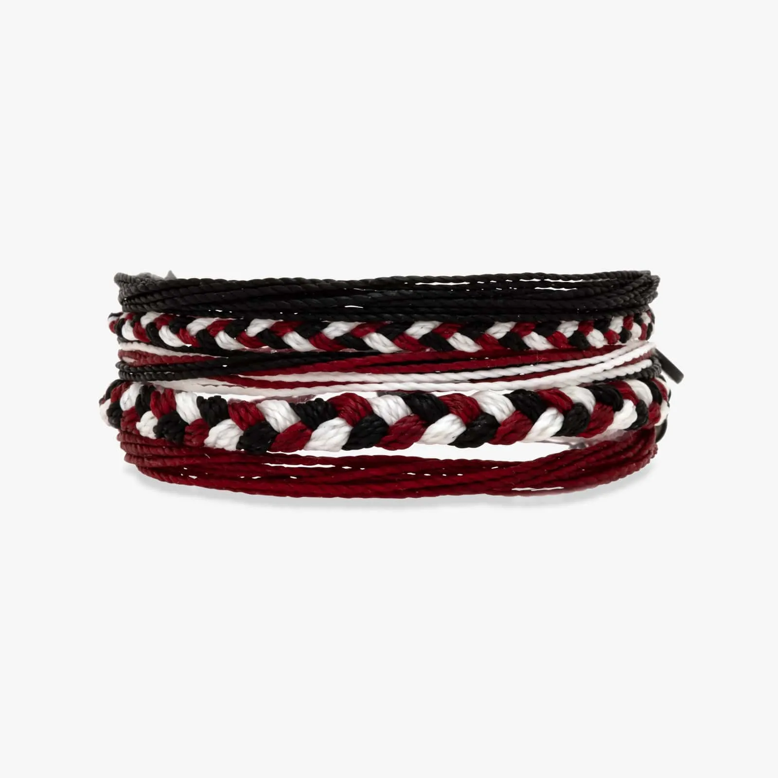 Maroon, Black & White Bracelets sold by Pura Vida product image thumbnail 3