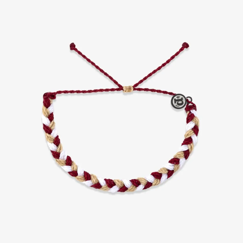 Maroon, Tan & White Bracelets sold by Pura Vida product image thumbnail 2