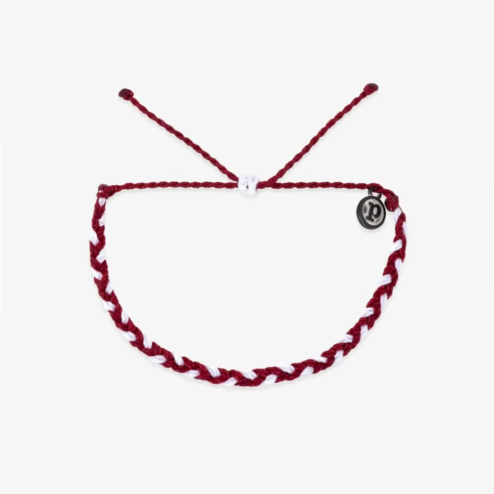 Maroon & White Bracelets sold by Pura Vida