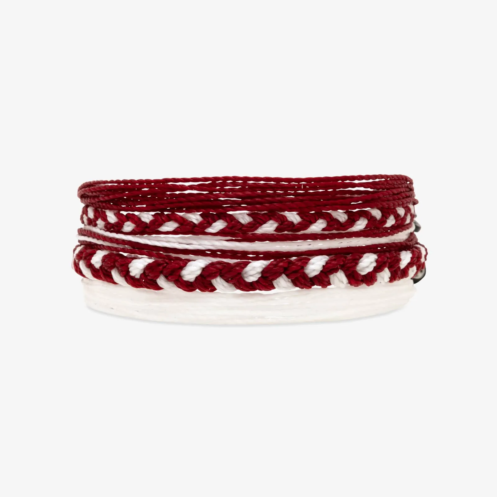 Maroon & White Bracelets sold by Pura Vida product image thumbnail 3