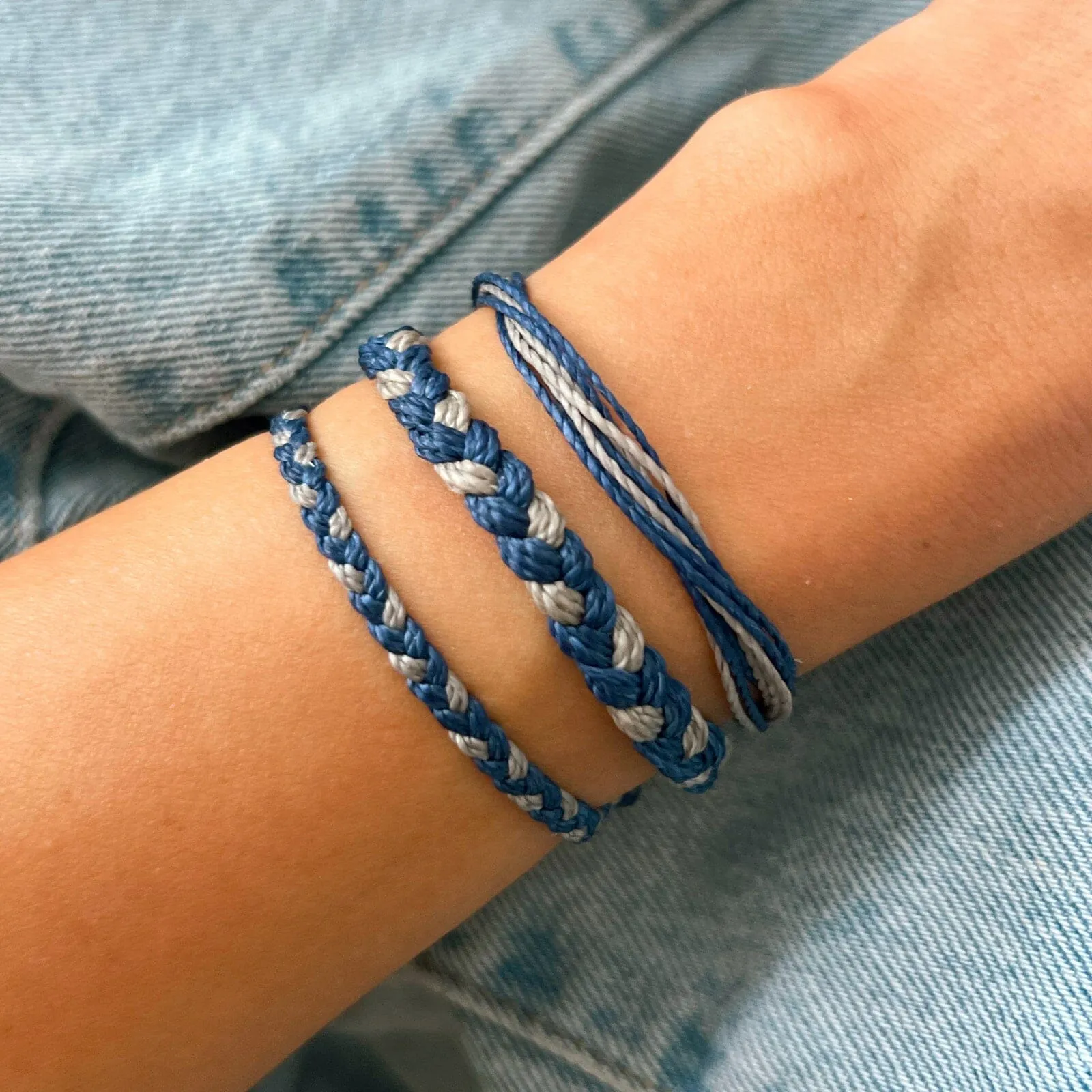 Navy & Grey Bracelets sold by Pura Vida product image thumbnail 4