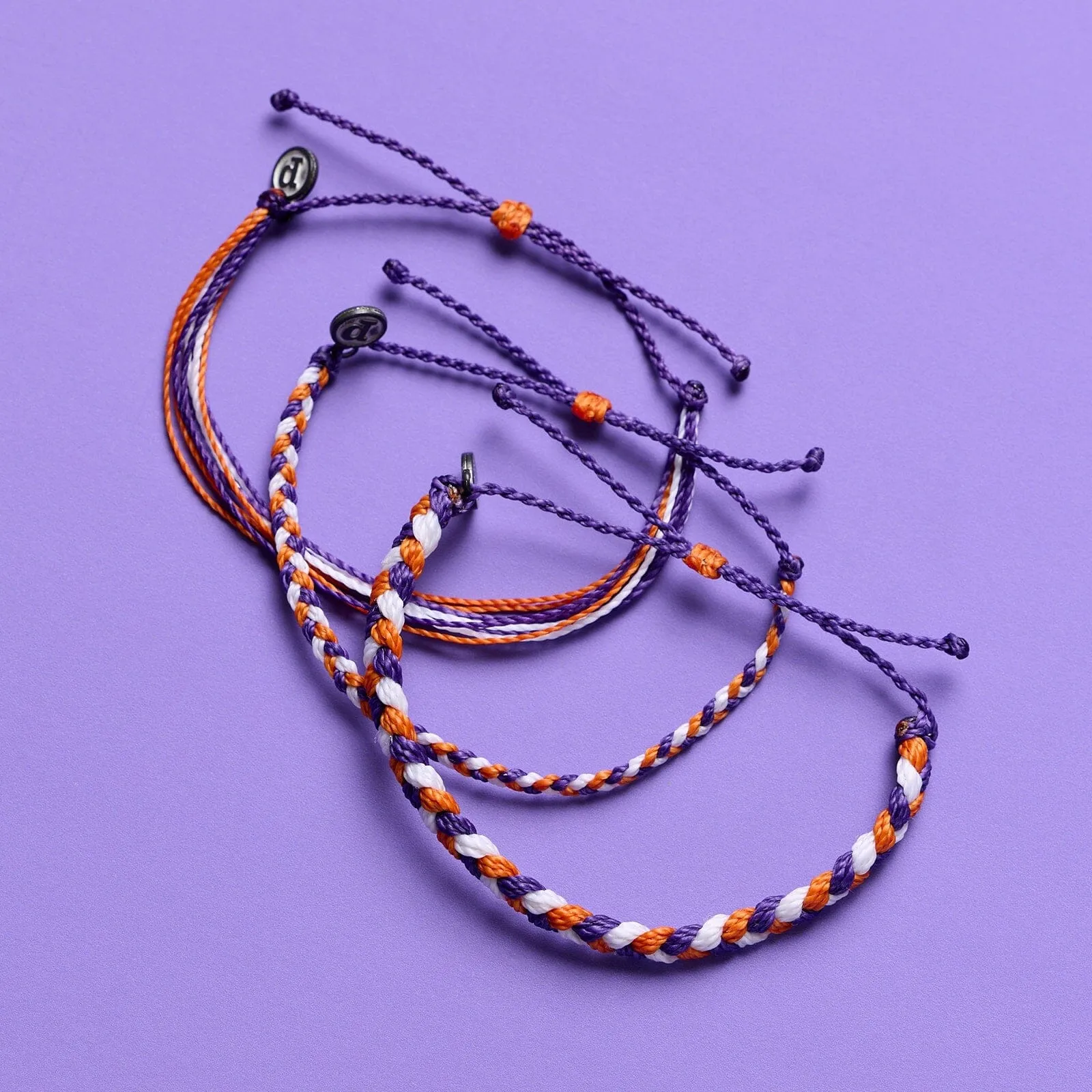 Orange, Purple & White Bracelets sold by Pura Vida product image thumbnail 3