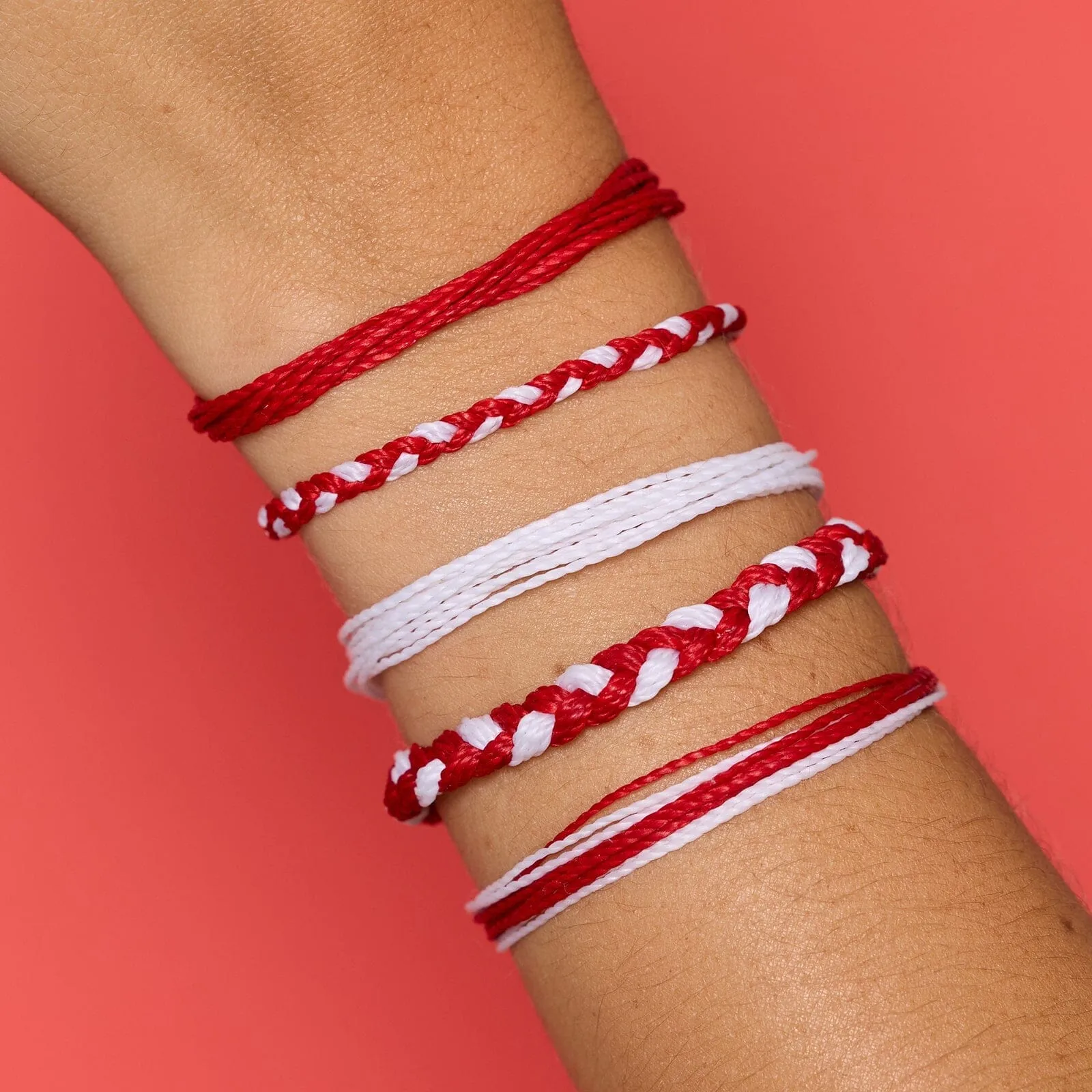 Red & White Bracelets sold by Pura Vida product image thumbnail 5