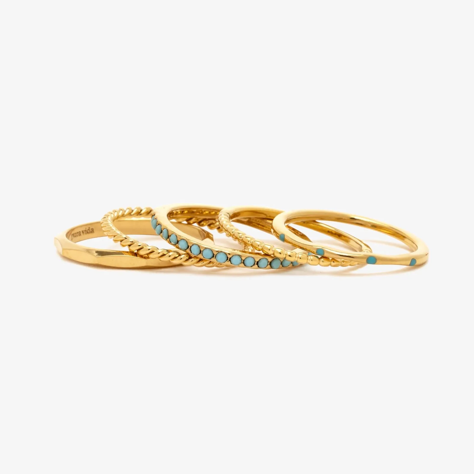 Saratoga Ring Stack sold by Pura Vida product image thumbnail 4
