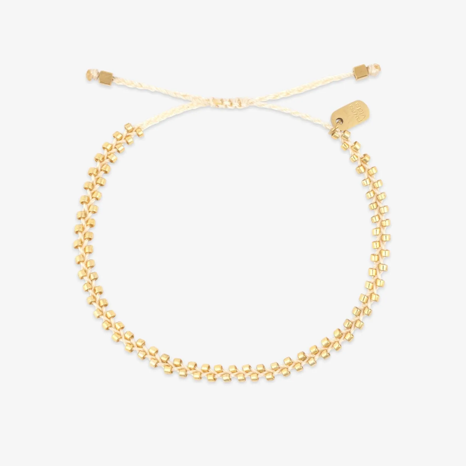 Goldie Woven Seed Bead Bracelet sold by Pura Vida