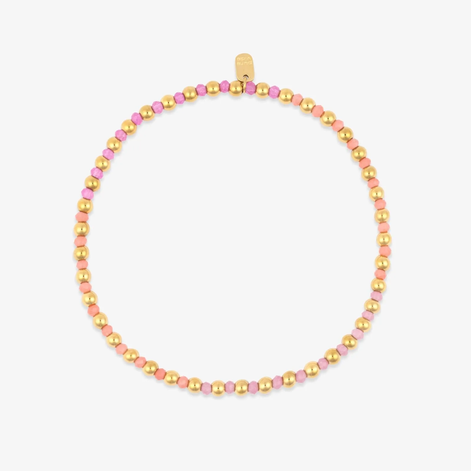 Ball Bead and Stone Stretch Anklet sold by Pura Vida product image thumbnail 2