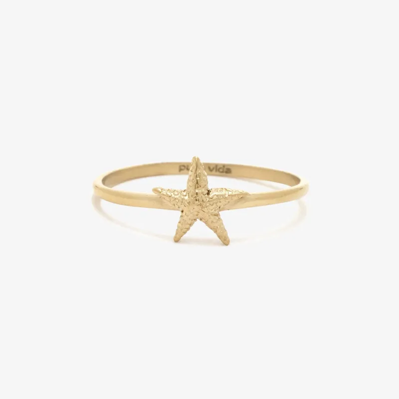 Sea Star Ring made by Pura Vida