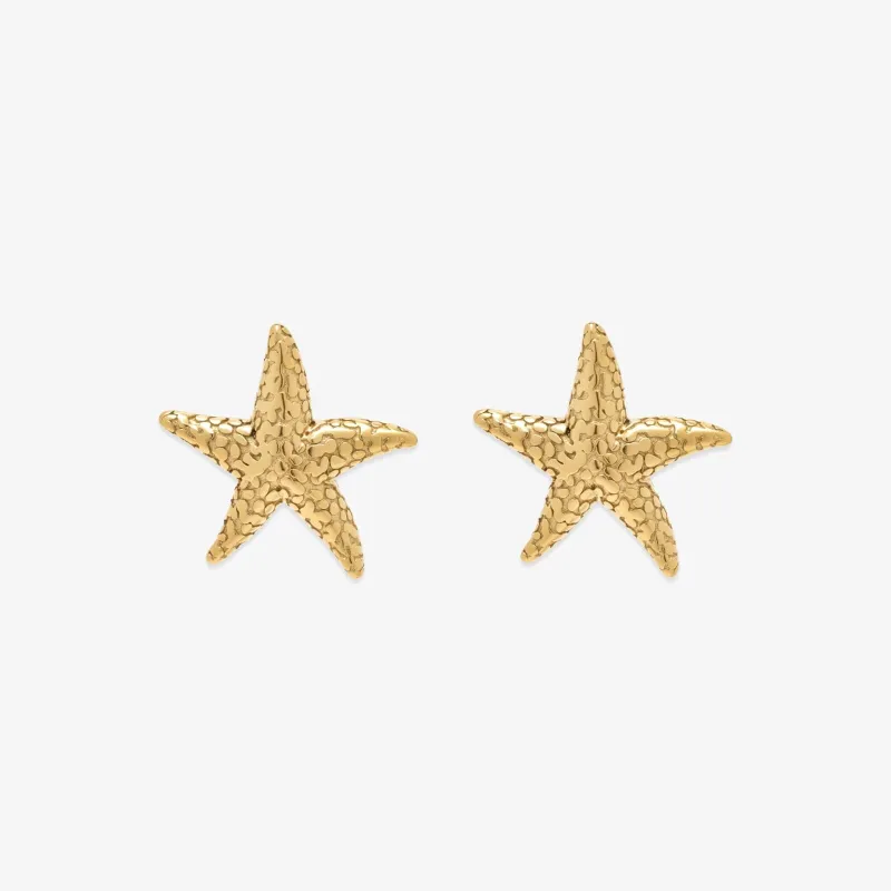 Sea Star Statement Earrings made by Pura Vida
