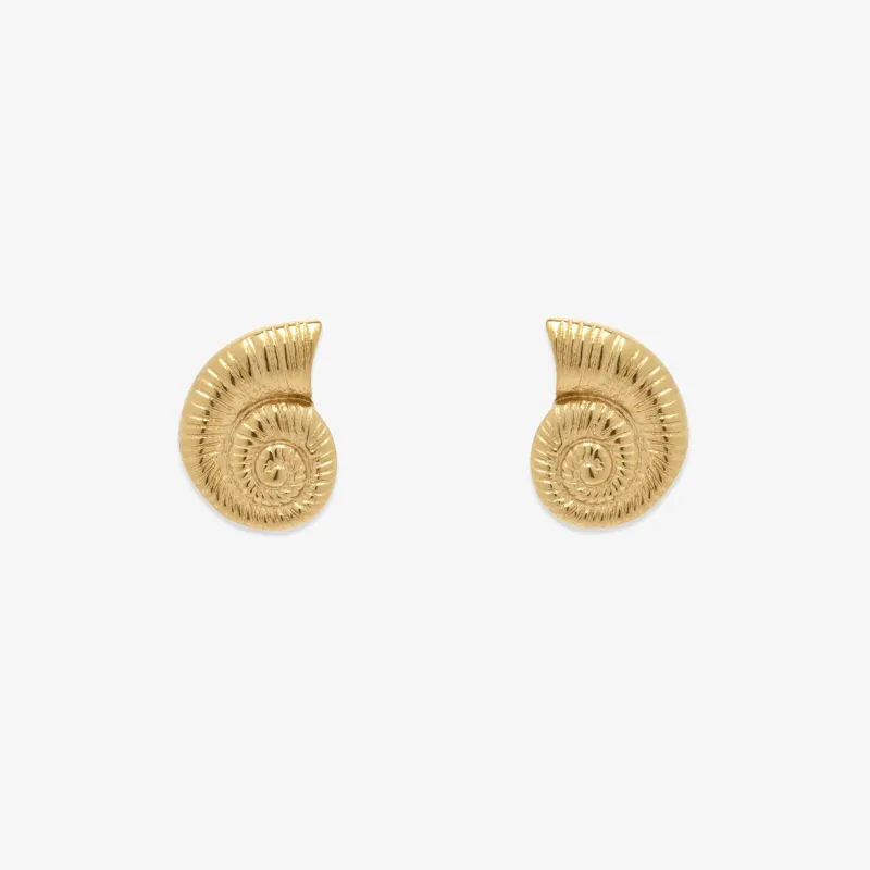 Seashell Stud Earrings made by Pura Vida