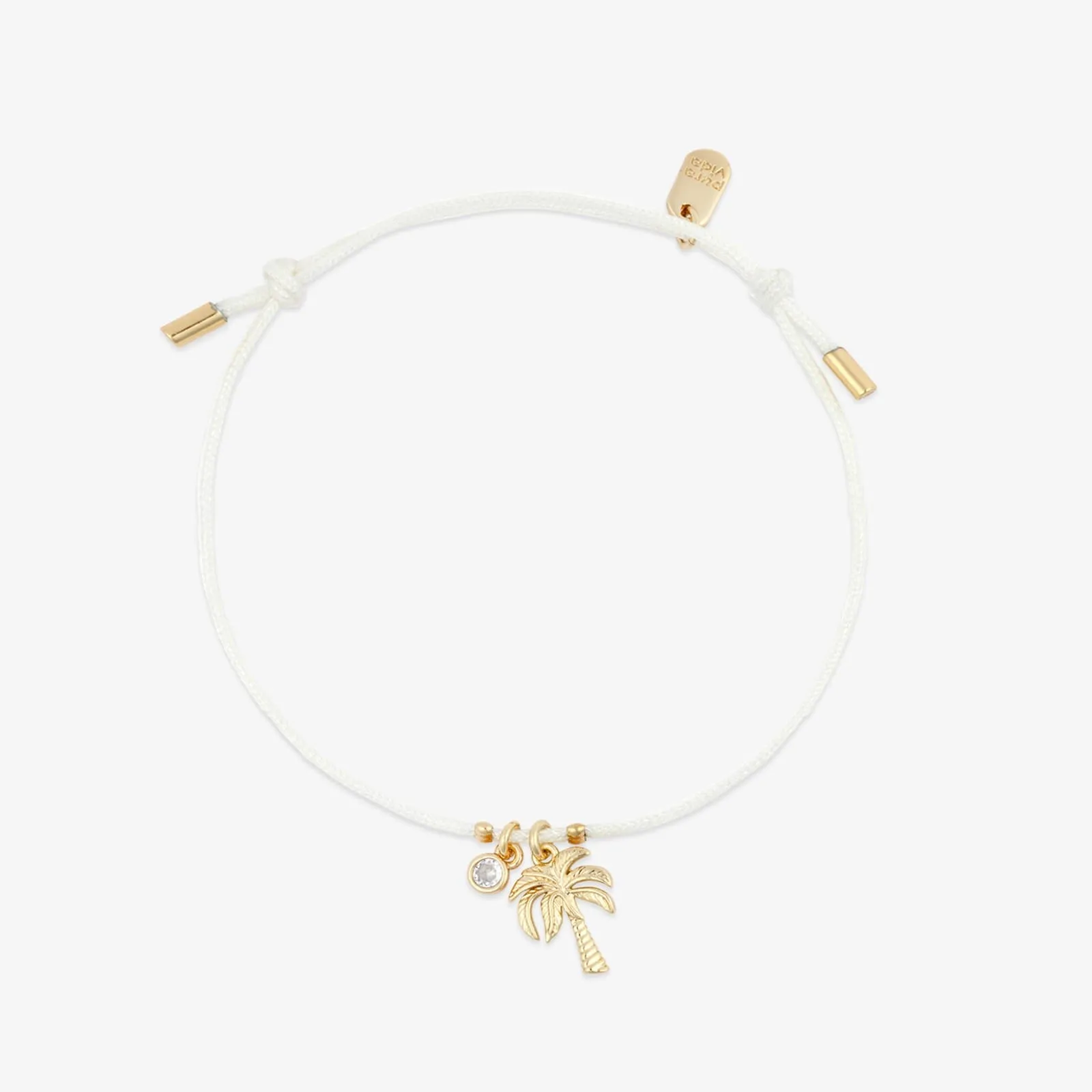 Lydia Palm Tree Charm Bracelet sold by Pura Vida