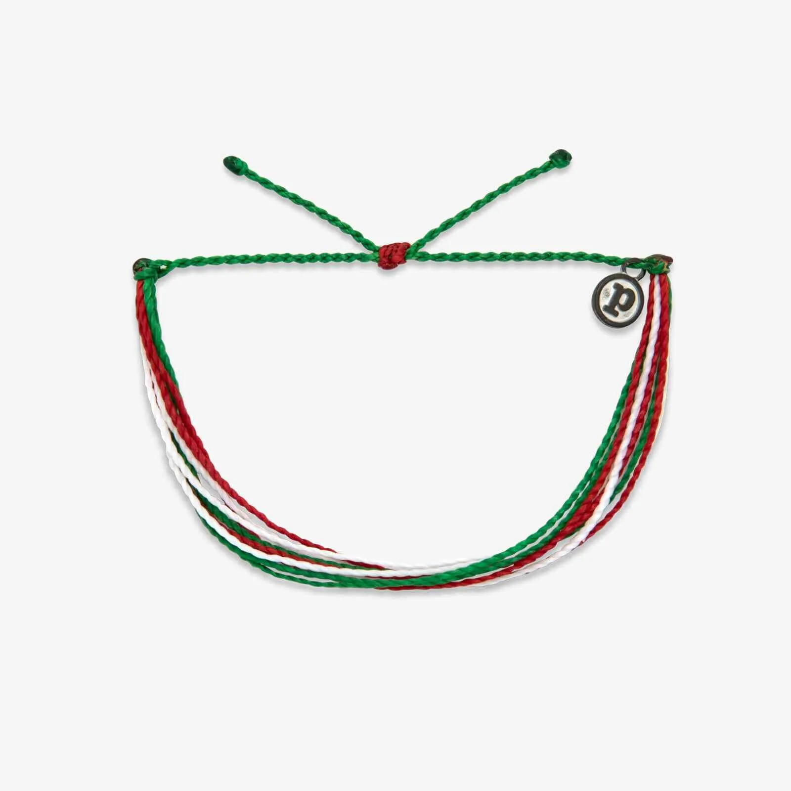 Red, Green & White Bracelet sold by Pura Vida