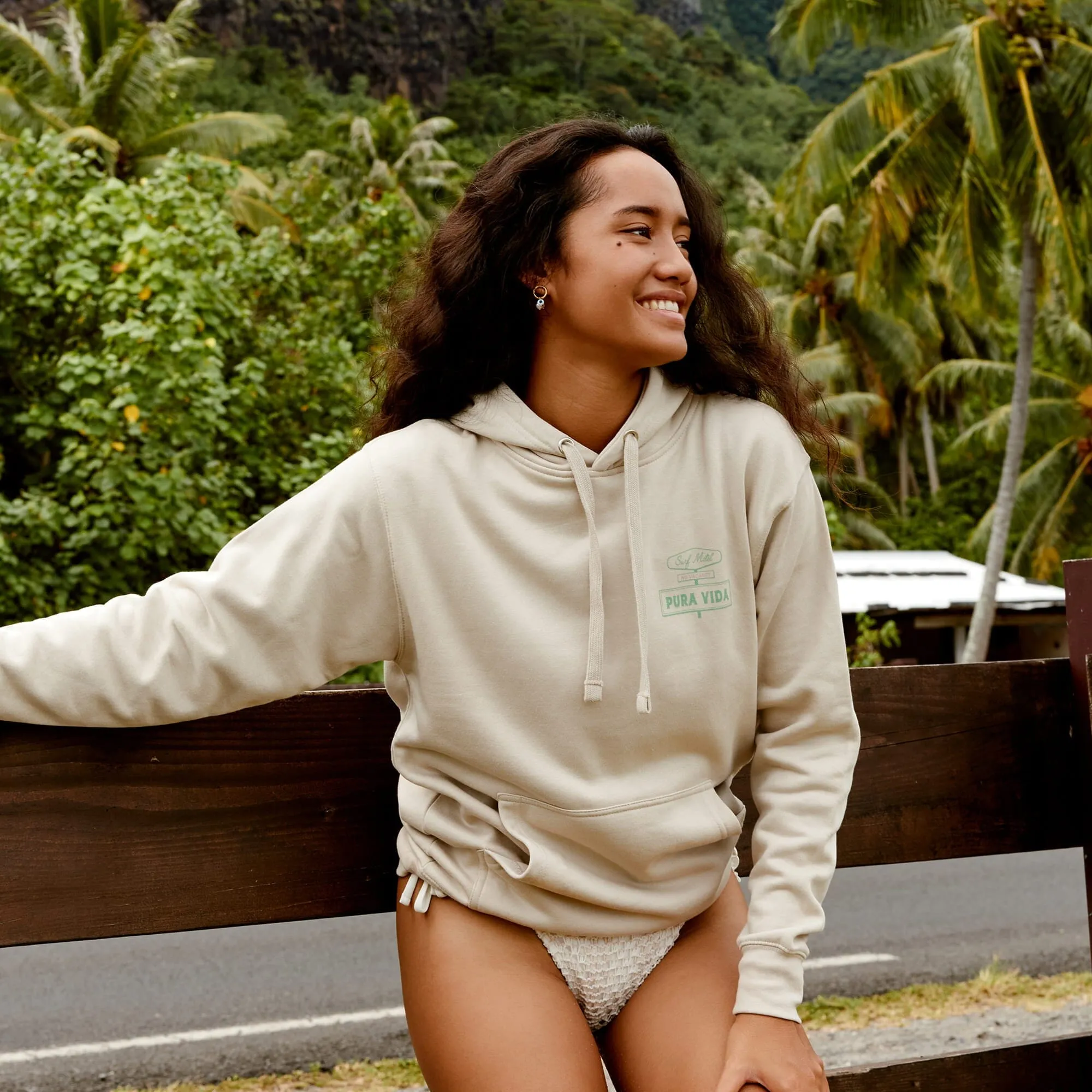 Surf Motel Hoodie sold by Pura Vida