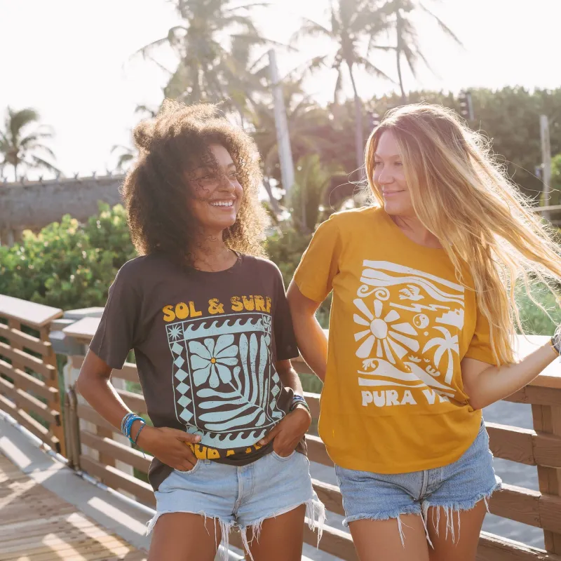 Iconic Crew Tee made by Pura Vida