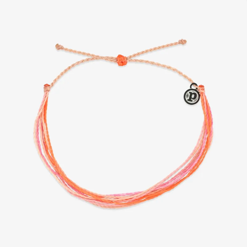 Pink Sherbet Anklet made by Pura Vida