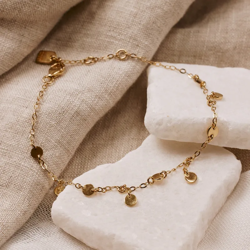 Mini Coin Drop Bracelet sold by Pura Vida